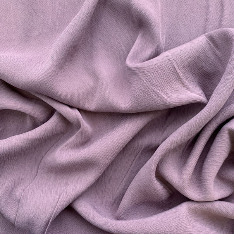 Viscose crepe fabric with a fine pebbled texture