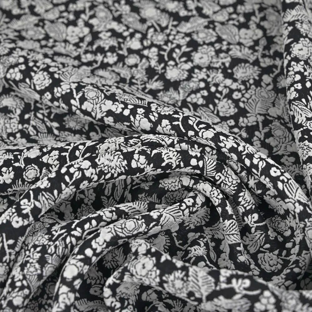 Floral Jacquard Fabric