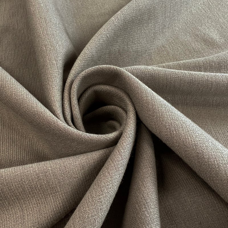Poly-viscose blend fabric for cost-efficient apparel and uniforms