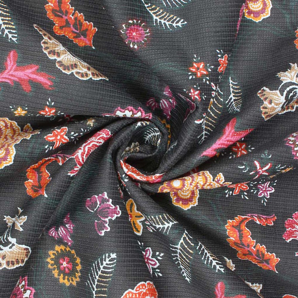 Printed Corduroy Fabric