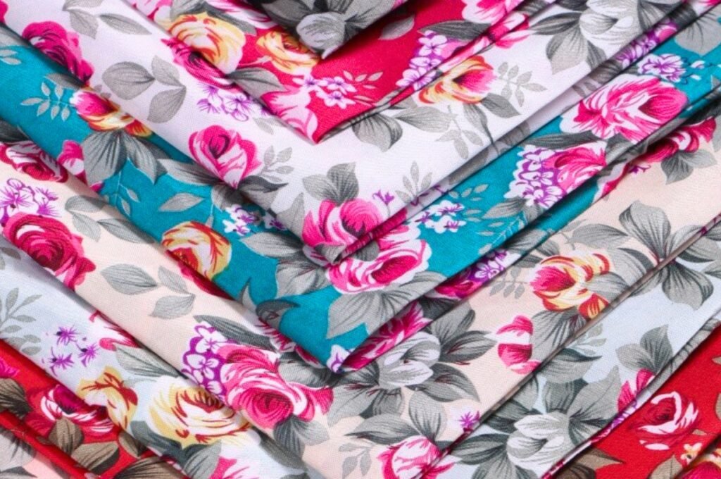 Printed polyester fabric